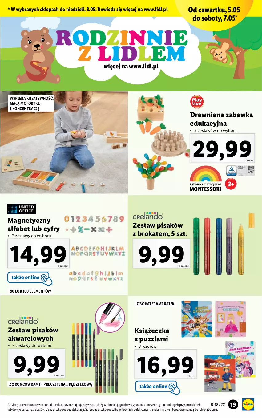 Gazetka promocyjna Lidl - GAZETKA - ważna 02.05 do 08.05.2022 - strona 19 - produkty: Fa, Monte, Tera, Zabawka