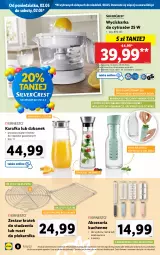 Gazetka promocyjna Lidl - GAZETKA - Gazetka - ważna od 08.05 do 08.05.2022 - strona 6 - produkty: Top, Dzbanek, Cytryny, Stek, Pomarańcze, Tarka, Karafka, Sitko, Wyciskarka, Szatkownica, Owoce, Piekarnik, Grejpfrut