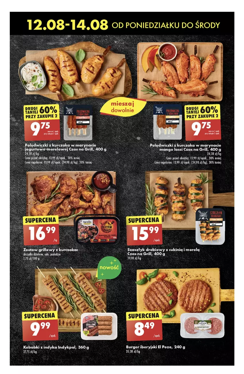 Gazetka promocyjna Biedronka - Od poniedzialku - ważna 12.08 do 17.08.2024 - strona 17 - produkty: Burger, Grill, Kebab, Kurczak, Mango, Polędwiczki z kurczaka