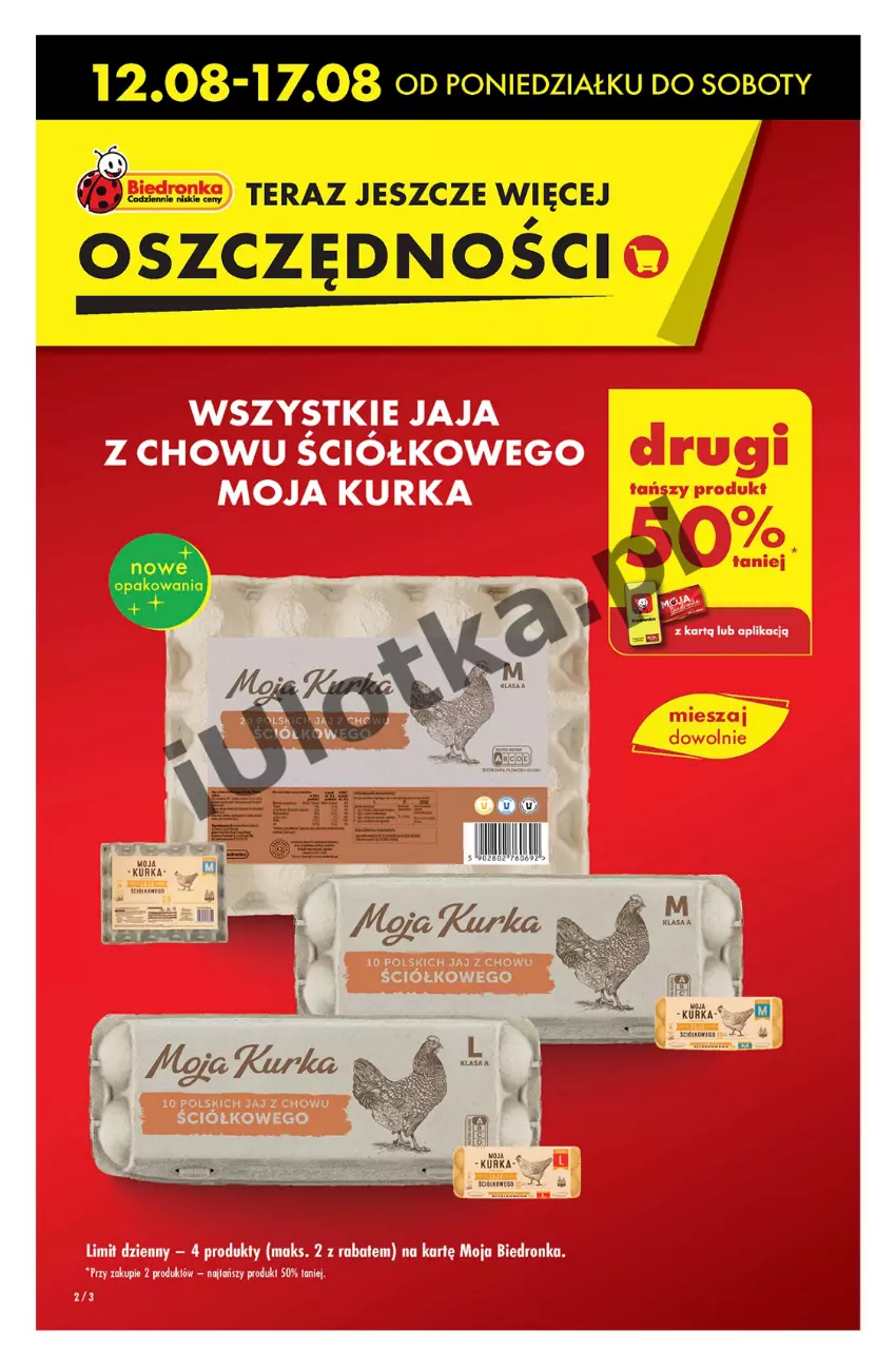 Gazetka promocyjna Biedronka - Od poniedzialku - ważna 12.08 do 17.08.2024 - strona 2 - produkty: Tera