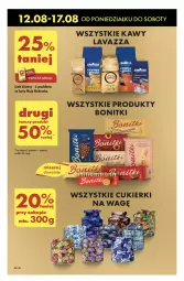 Gazetka promocyjna Biedronka - Od poniedzialku - Gazetka - ważna od 17.08 do 17.08.2024 - strona 46 - produkty: Ser, Cukier, Bonitki, Lavazza, Deser, Cukierki
