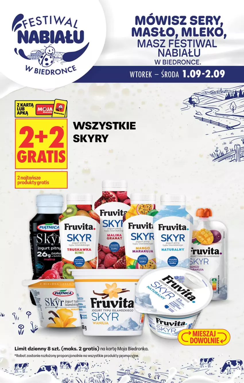 Gazetka promocyjna Biedronka - Gazetka - ważna 01.09 do 08.09.2026 - strona 3 - produkty: Gra, Isla, Jogurt, Por