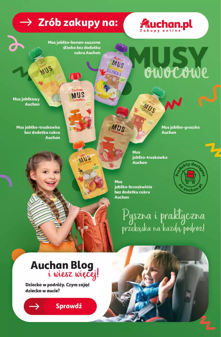 Gazetka promocyjna Auchan - Gazetka CENY W DÓŁ Hipermarket Auchan - ważna 20.06 do 26.06.2024 - strona 25 - produkty: Mus