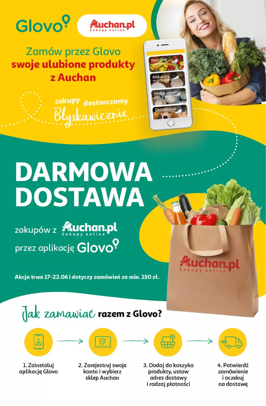 Gazetka promocyjna Auchan - Gazetka CENY W DÓŁ Hipermarket Auchan - ważna 20.06 do 26.06.2024 - strona 45 - produkty: Dres, Kosz