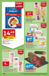 Gazetka promocyjna Auchan - Gazetka CENY W DÓŁ Hipermarket Auchan - Gazetka - ważna od 26.06 do 26.06.2024 - strona 18 - produkty: Salami, Bagietka, Morliny, Boczek, Kiełbasa, Szpinak