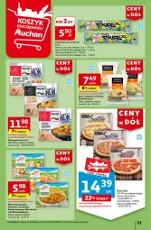 Gazetka promocyjna Auchan - Gazetka CENY W DÓŁ Hipermarket Auchan - Gazetka - ważna od 26.06 do 26.06.2024 - strona 23 - produkty: Kurczak, Pierogi, Marchewka, Frosta, Gra, Bukiet warzyw, Lody, Pizza, Bukiet, Gyros, Dania gotowe, Hortex, Fa