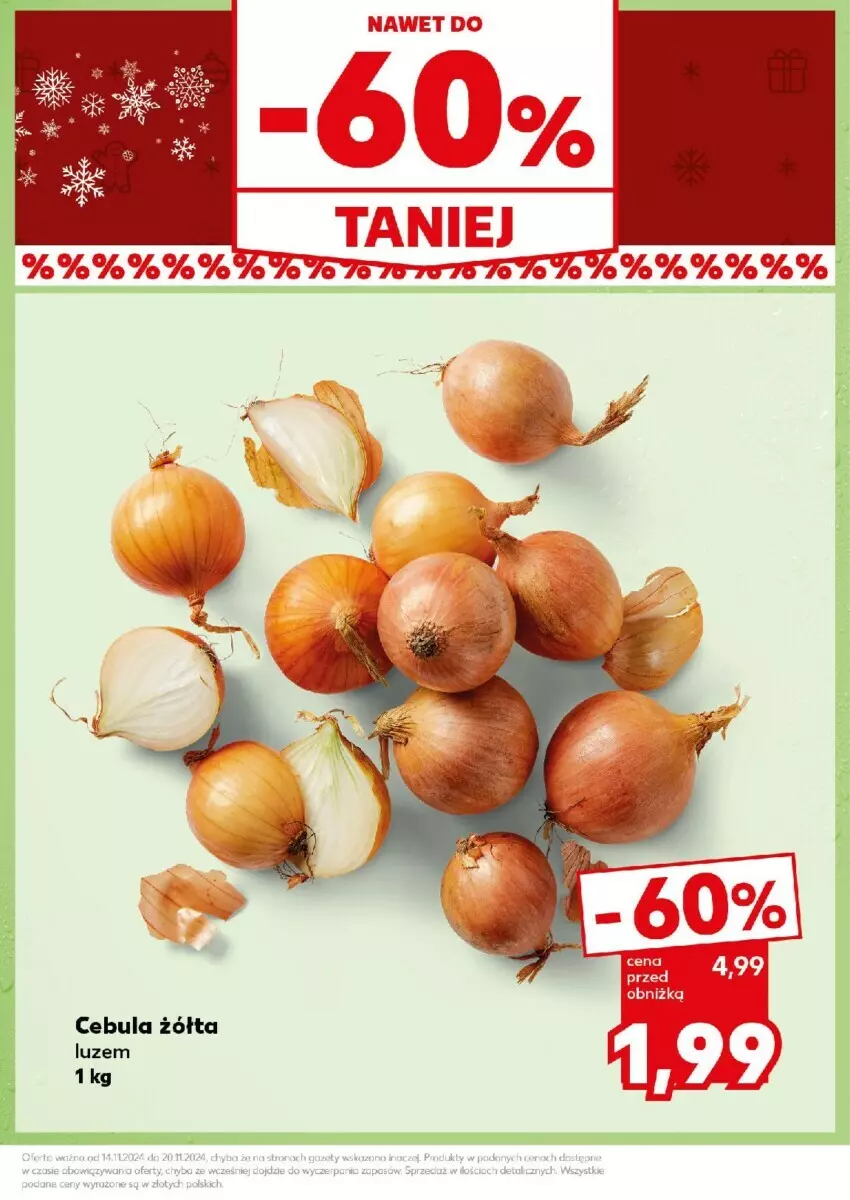 Gazetka promocyjna Kaufland - ważna 18.11 do 20.11.2024 - strona 28 - produkty: Cebula