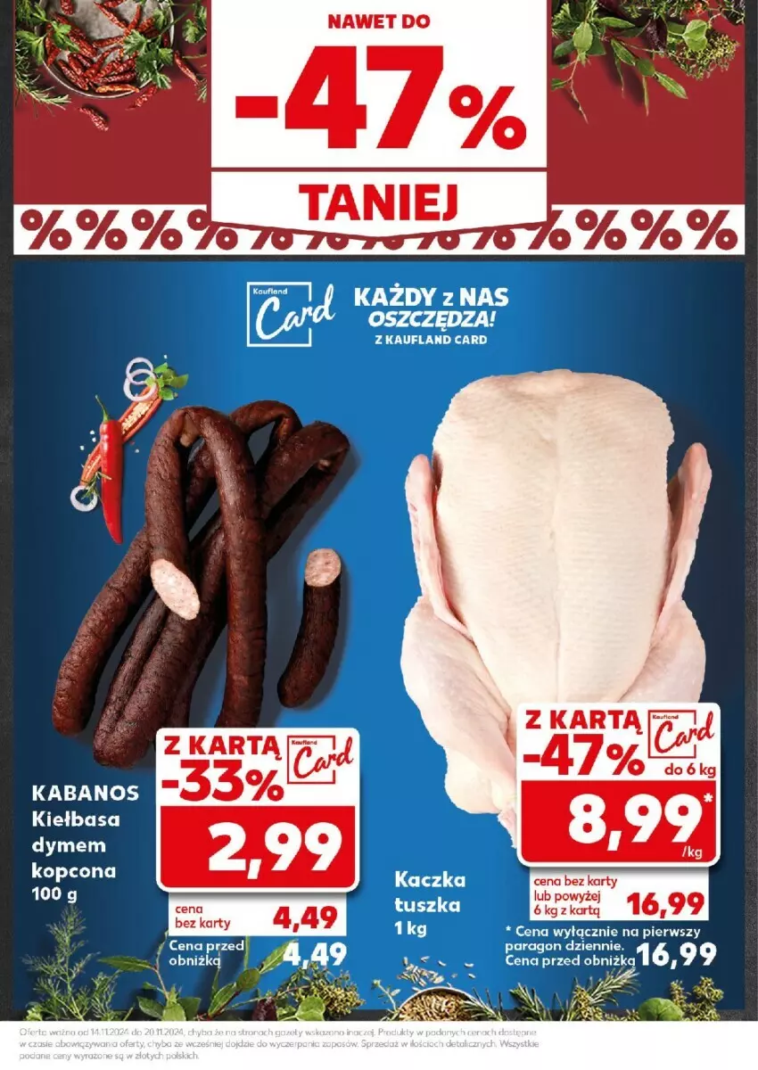 Gazetka promocyjna Kaufland - ważna 18.11 do 20.11.2024 - strona 7 - produkty: Kiełbasa