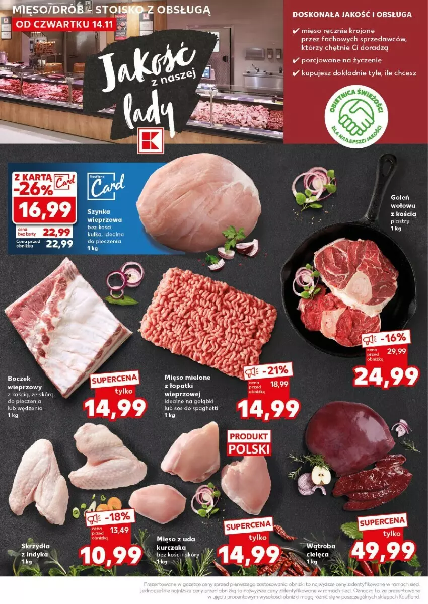 Gazetka promocyjna Kaufland - ważna 18.11 do 20.11.2024 - strona 8 - produkty: Fa, Mięso, Mięso mielone, Piec, Por, Sos, Spaghetti