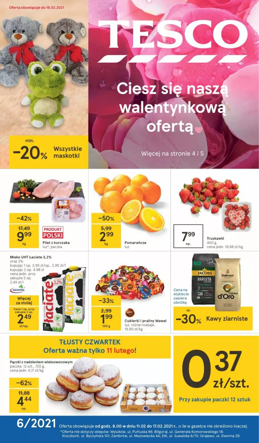 Gazetka promocyjna Tesco - Tesco gazetka - przyszły tydzień - ważna 11.02 do 17.02.2021 - strona 1