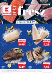 Gazetka promocyjna Kaufland - Ryby z naszej lady - Gazetka - ważna od 01.07 do 01.07.2026 - strona 1 - produkty: Polędwica, Halibut, Tusz, Dorsz