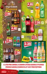 Gazetka promocyjna Topaz - Gazetka - Gazetka - ważna od 24.12 do 24.12.2021 - strona 18 - produkty: Piwa, Piwo, Książęce, Top, Sok, Gra, Somersby, Heineken, Coca-Cola, Pilsner Urquell, Carlsberg, Fanta, Sprite, Fa