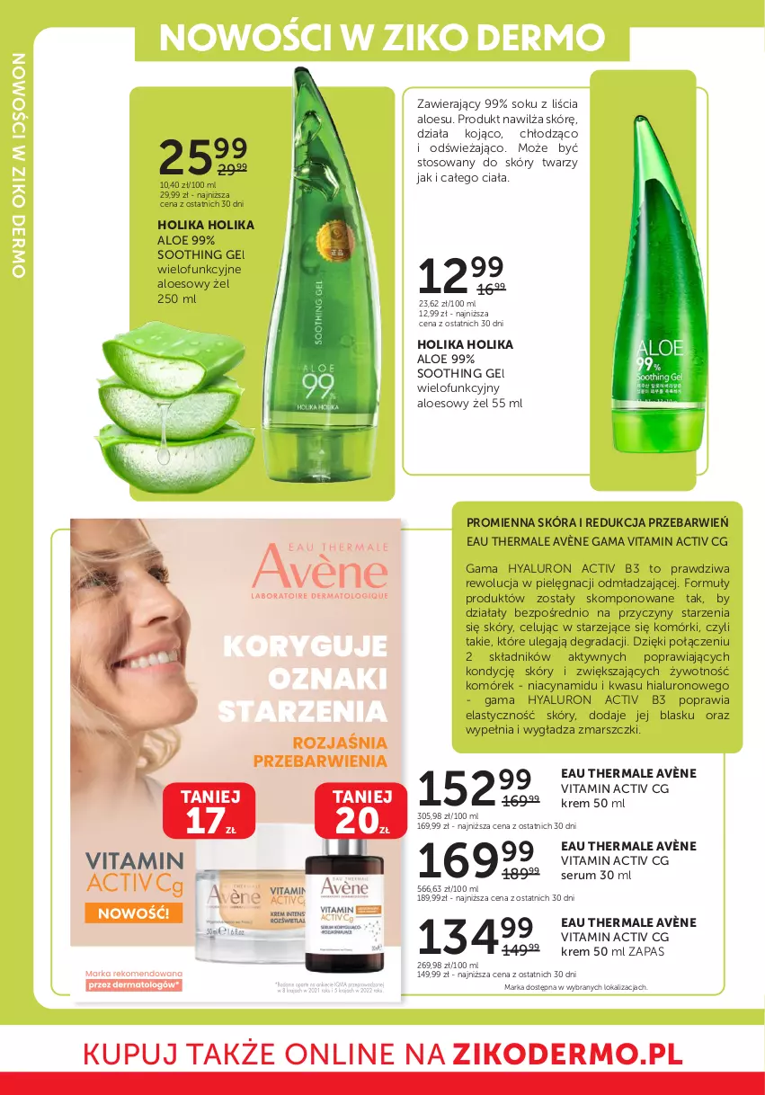 Gazetka promocyjna Ziko - Gazetka Ziko Dermo - ważna 04.04 do 17.04.2024 - strona 14 - produkty: Avène, Gra, Holika Holika, Mars, Rum, Ser, Serum, Sok