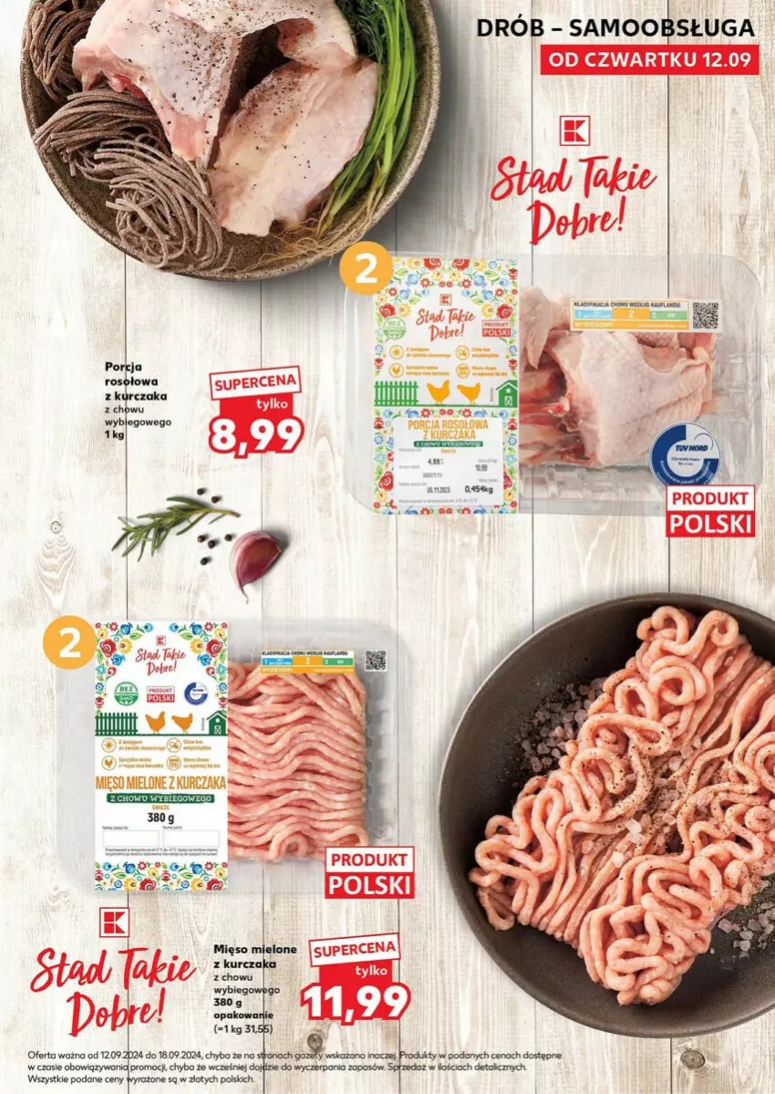 Gazetka promocyjna Kaufland - ważna 16.09 do 18.09.2024 - strona 11 - produkty: Drób, Kurczak, Mięso, Mięso mielone