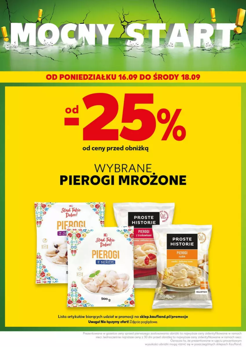 Gazetka promocyjna Kaufland - ważna 16.09 do 18.09.2024 - strona 12 - produkty: Pierogi, Ser, Waga