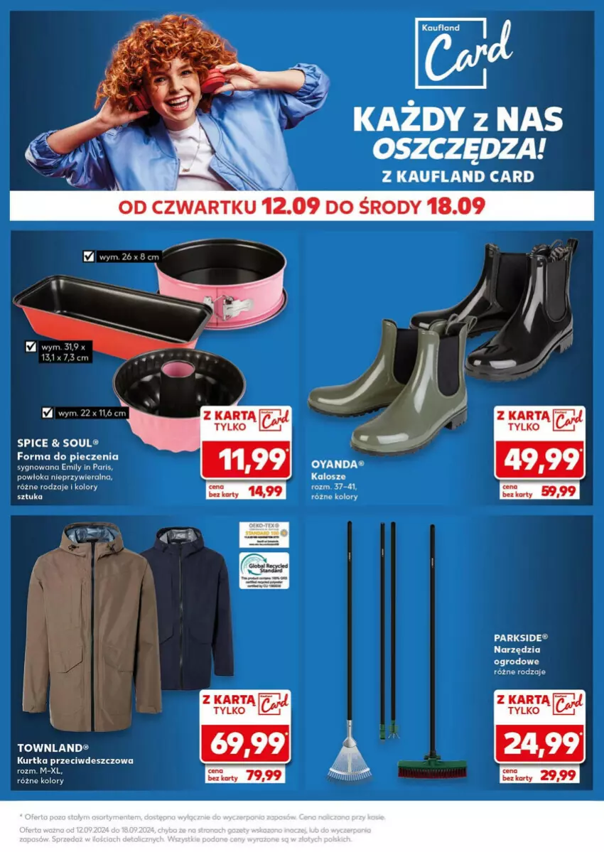 Gazetka promocyjna Kaufland - ważna 16.09 do 18.09.2024 - strona 28 - produkty: Forma do pieczenia, Kurtka, Parkside, Piec