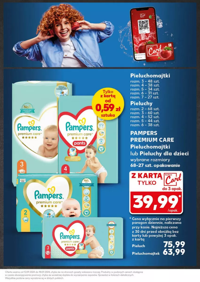 Gazetka promocyjna Kaufland - ważna 16.09 do 18.09.2024 - strona 30 - produkty: Dzieci, Majtki, Pieluchomajtki, Pieluchy, Ser