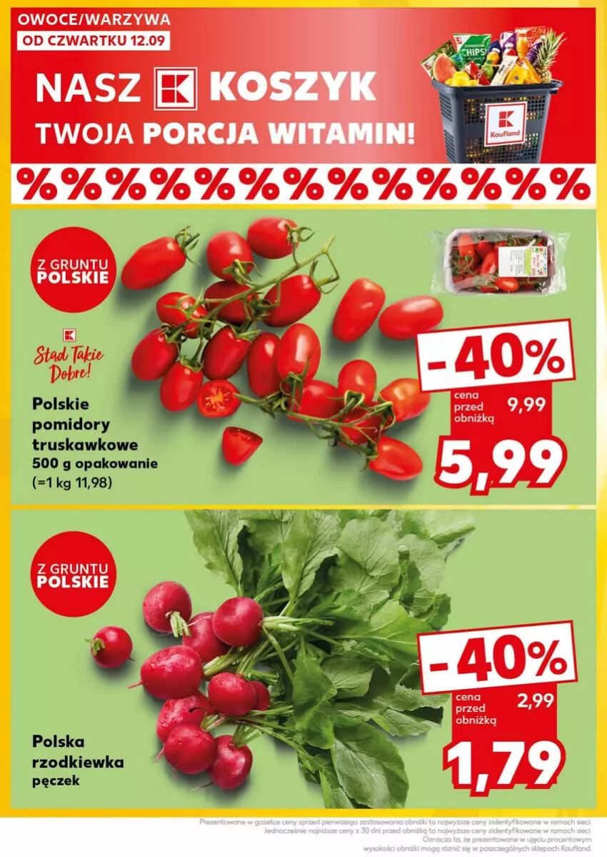 Gazetka promocyjna Kaufland - ważna 16.09 do 18.09.2024 - strona 33 - produkty: Grunt, Owoce, Pomidory, Por, Rzodkiewka, Warzywa