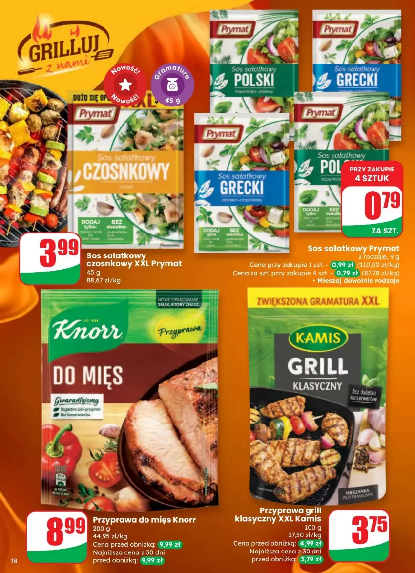 Gazetka promocyjna Dino - ważna 20.08 do 26.08.2025 - strona 10 - produkty: Grill, Kamis, Prymat, Sałat, Sos