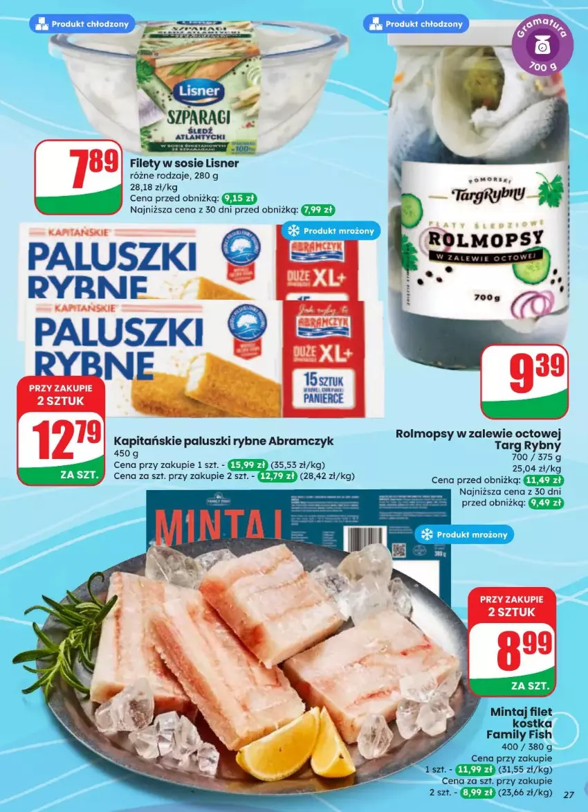 Gazetka promocyjna Dino - ważna 20.08 do 26.08.2025 - strona 19 - produkty: Fa, Gry, Lisner, Mintaj, Mop, Sos