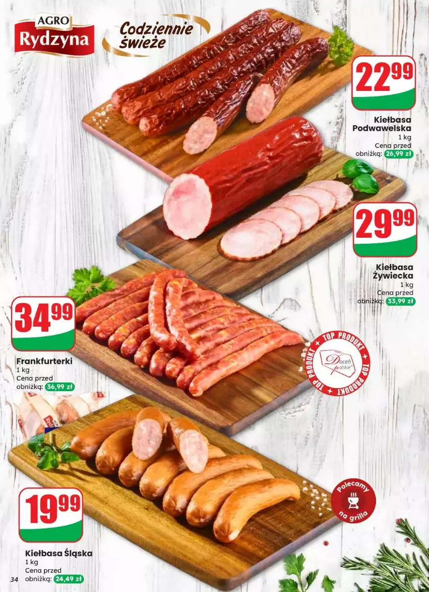 Gazetka promocyjna Dino - ważna 20.08 do 26.08.2025 - strona 27 - produkty: Frankfurterki, Kiełbasa, Kiełbasa śląska, Wawel