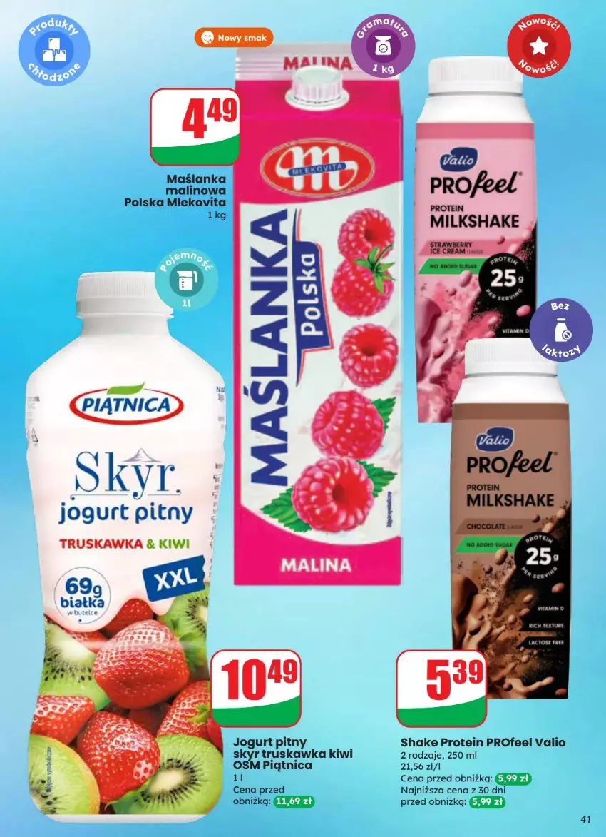 Gazetka promocyjna Dino - ważna 20.08 do 26.08.2025 - strona 35 - produkty: Jogurt, Jogurt pitny, Kiwi, Maślanka, Mleko, Mlekovita, Piątnica