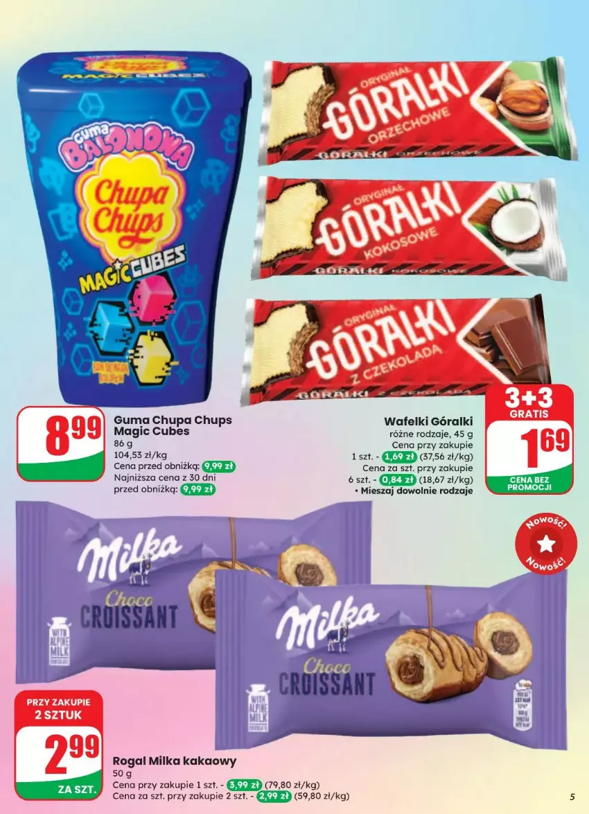 Gazetka promocyjna Dino - ważna 20.08 do 26.08.2025 - strona 44 - produkty: Chupa Chups, Góralki, Gra, Kakao, Milka, Rogal
