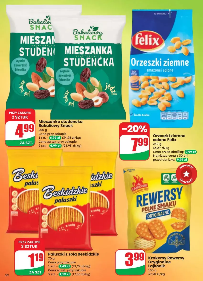 Gazetka promocyjna Dino - ważna 20.08 do 26.08.2025 - strona 45 - produkty: Orzeszki