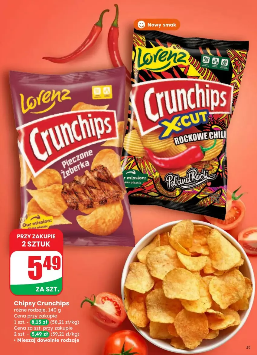 Gazetka promocyjna Dino - ważna 20.08 do 26.08.2025 - strona 46 - produkty: Chipsy, Crunchips