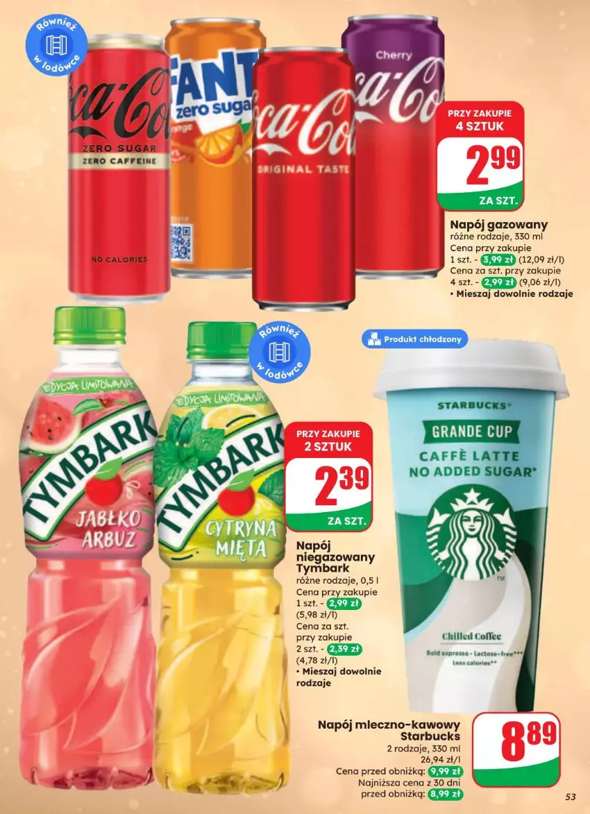Gazetka promocyjna Dino - ważna 20.08 do 26.08.2025 - strona 48 - produkty: Napój, Napój gazowany, Napój niegazowany, Tymbark