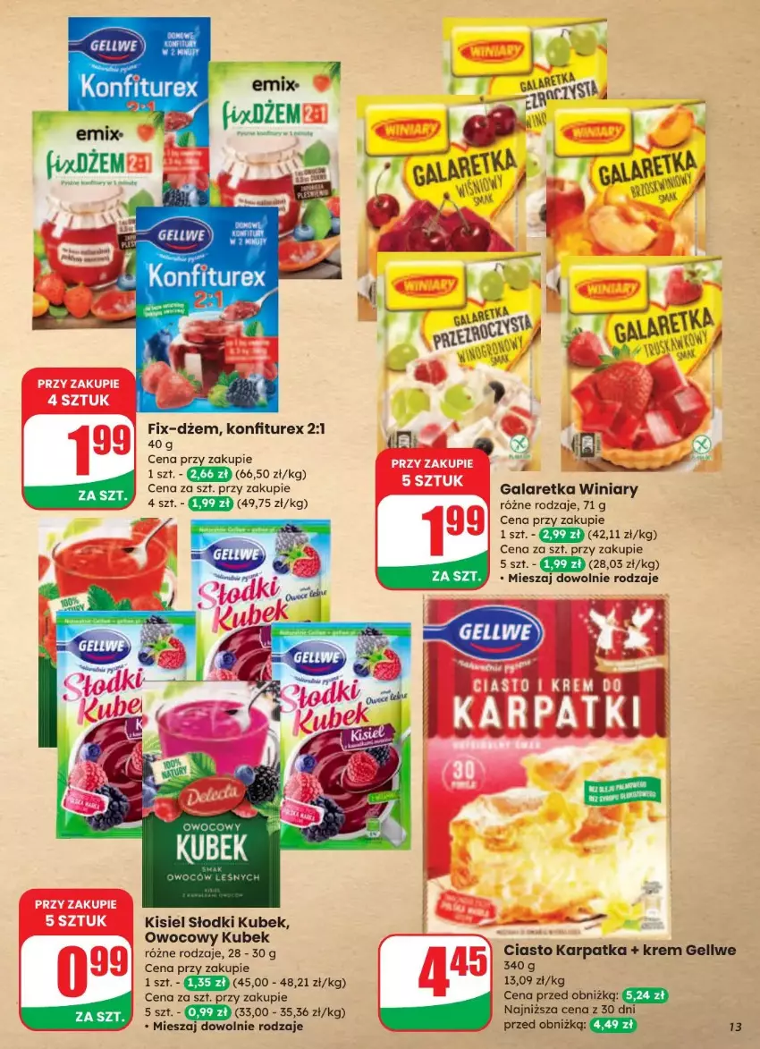 Gazetka promocyjna Dino - ważna 20.08 do 26.08.2025 - strona 5 - produkty: Dżem, Gala, Galaretka, Karp, Kisiel, Kubek, Winiary