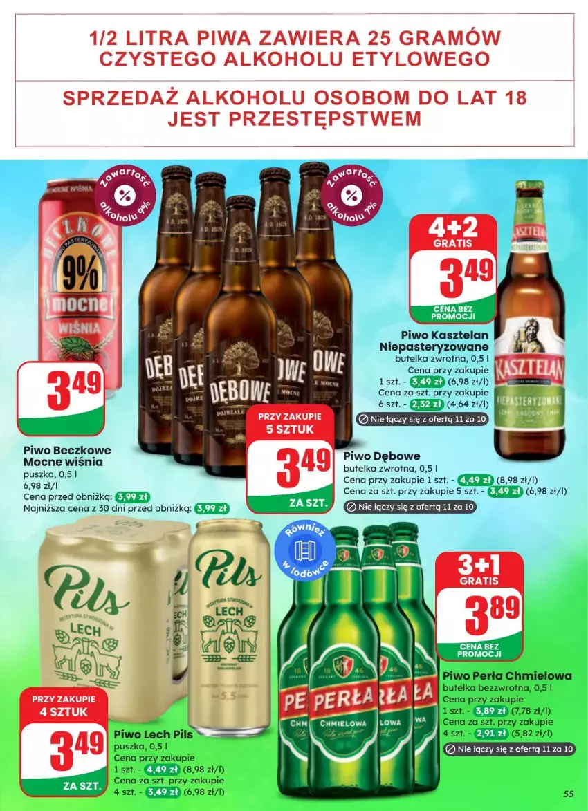 Gazetka promocyjna Dino - ważna 20.08 do 26.08.2025 - strona 50 - produkty: Gra, Kasztelan, Perła, Piwa, Piwo