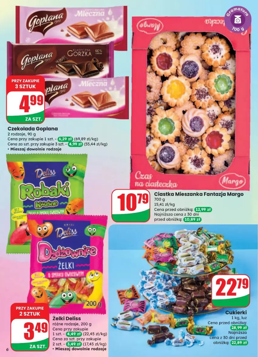 Gazetka promocyjna Dino - ważna 20.08 do 26.08.2025 - strona 55 - produkty: Ciastka, Czekolada, Deliss, Fa, Fanta, Goplana, LANA