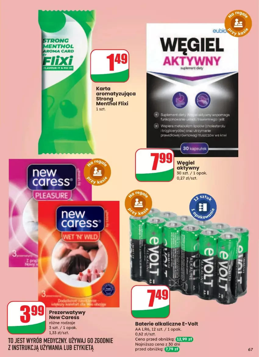 Gazetka promocyjna Dino - ważna 20.08 do 26.08.2025 - strona 63 - produkty: Baterie alkaliczne, Prezerwatyw, Wagi, Węgiel aktywny