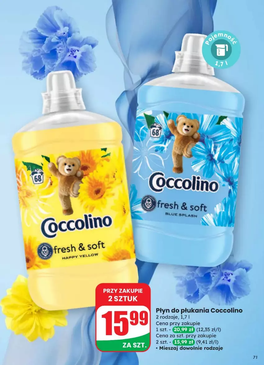Gazetka promocyjna Dino - ważna 20.08 do 26.08.2025 - strona 68 - produkty: Coccolino, Płyn do płukania