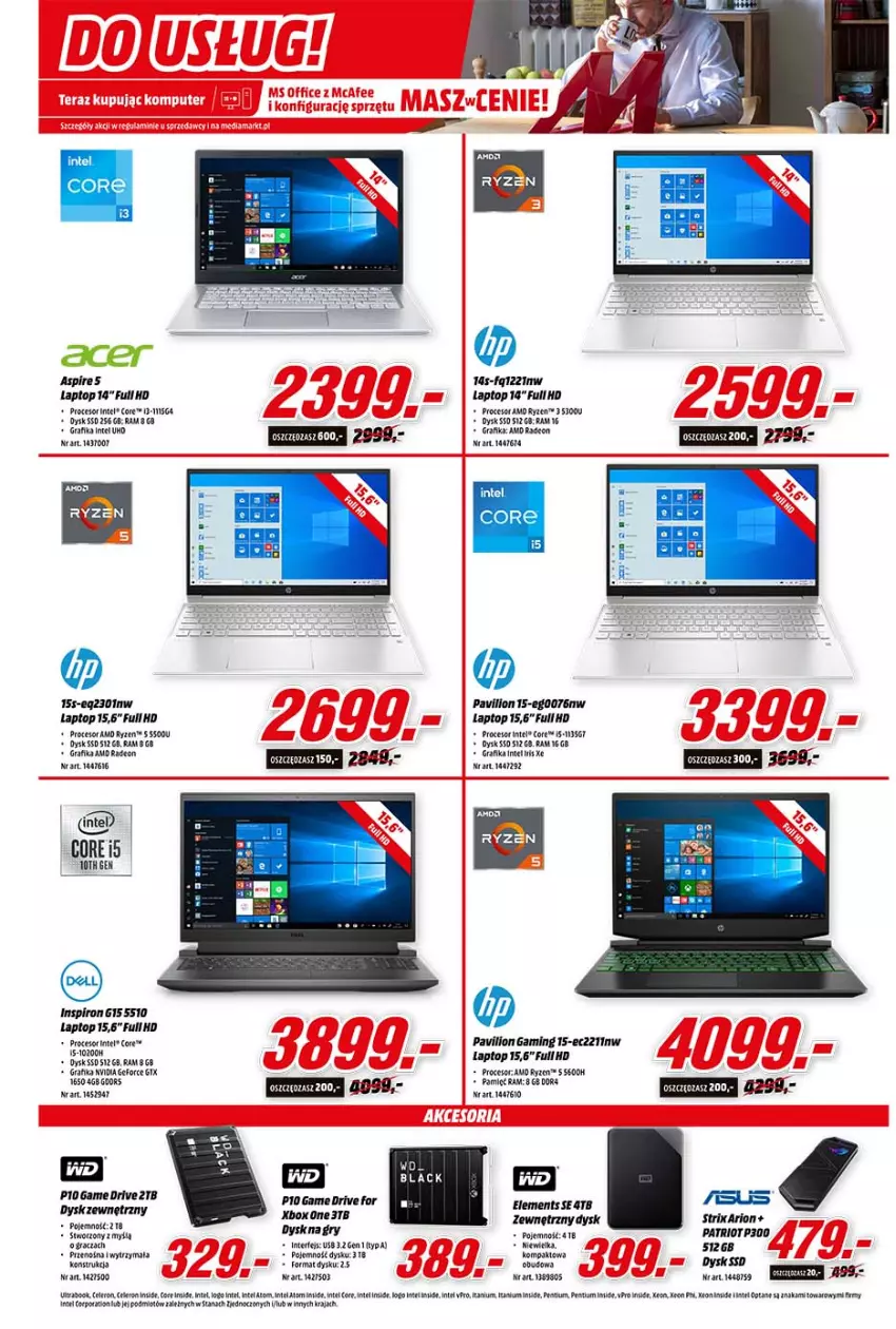 Gazetka promocyjna Media Markt - Gazetka Media Markt - ważna 06.10 do 12.10.2021 - strona 2 - produkty: Fa, Gra, Grafika, Gry, Intel, Lion, Procesor, Radeon, Top