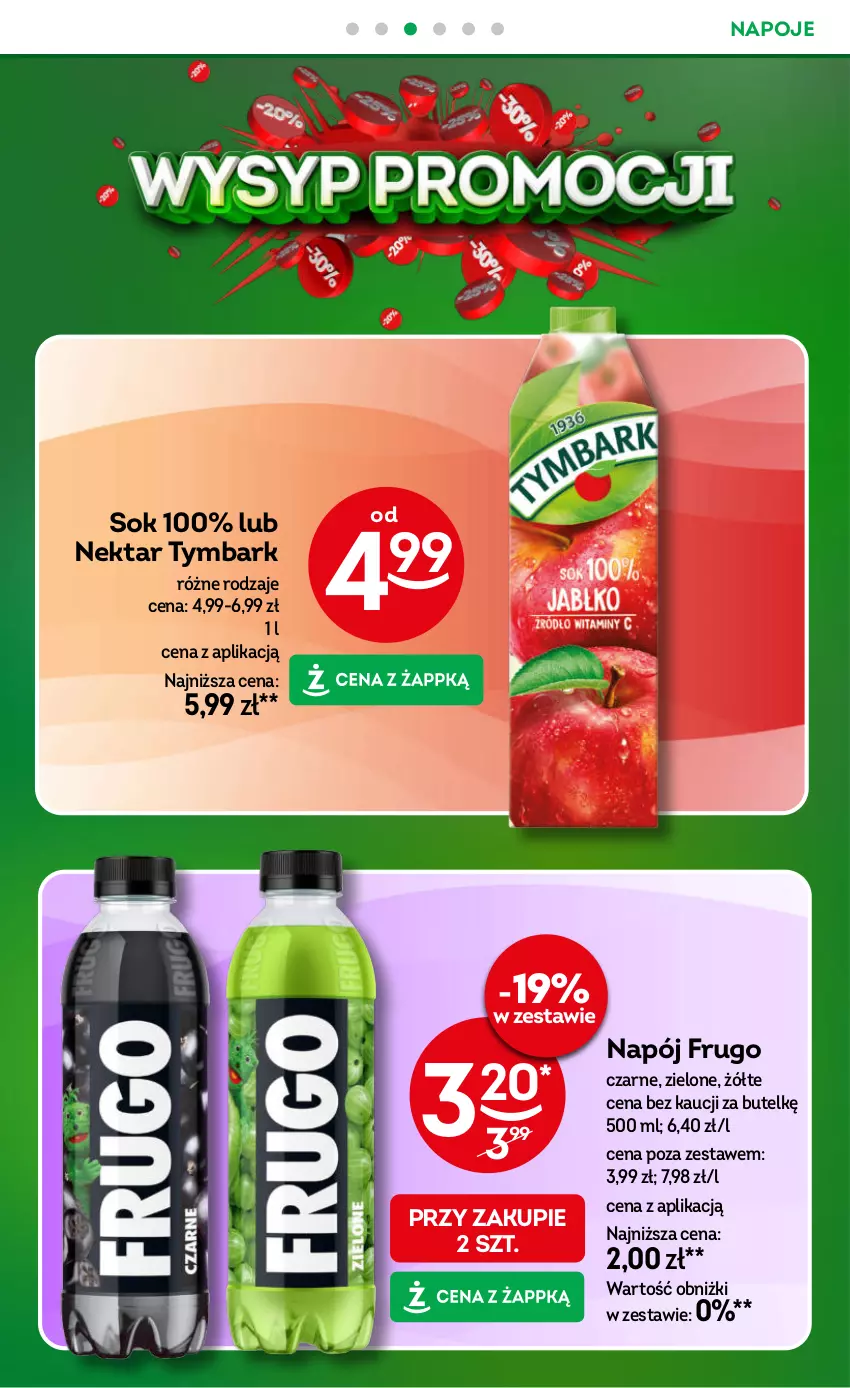 Gazetka promocyjna Żabka - gazetka-promocyjna-41-42-2026 - ważna 07.10 do 20.10.2026 - strona 22 - produkty: Napój, Napoje, Nektar, Sok, Tymbark