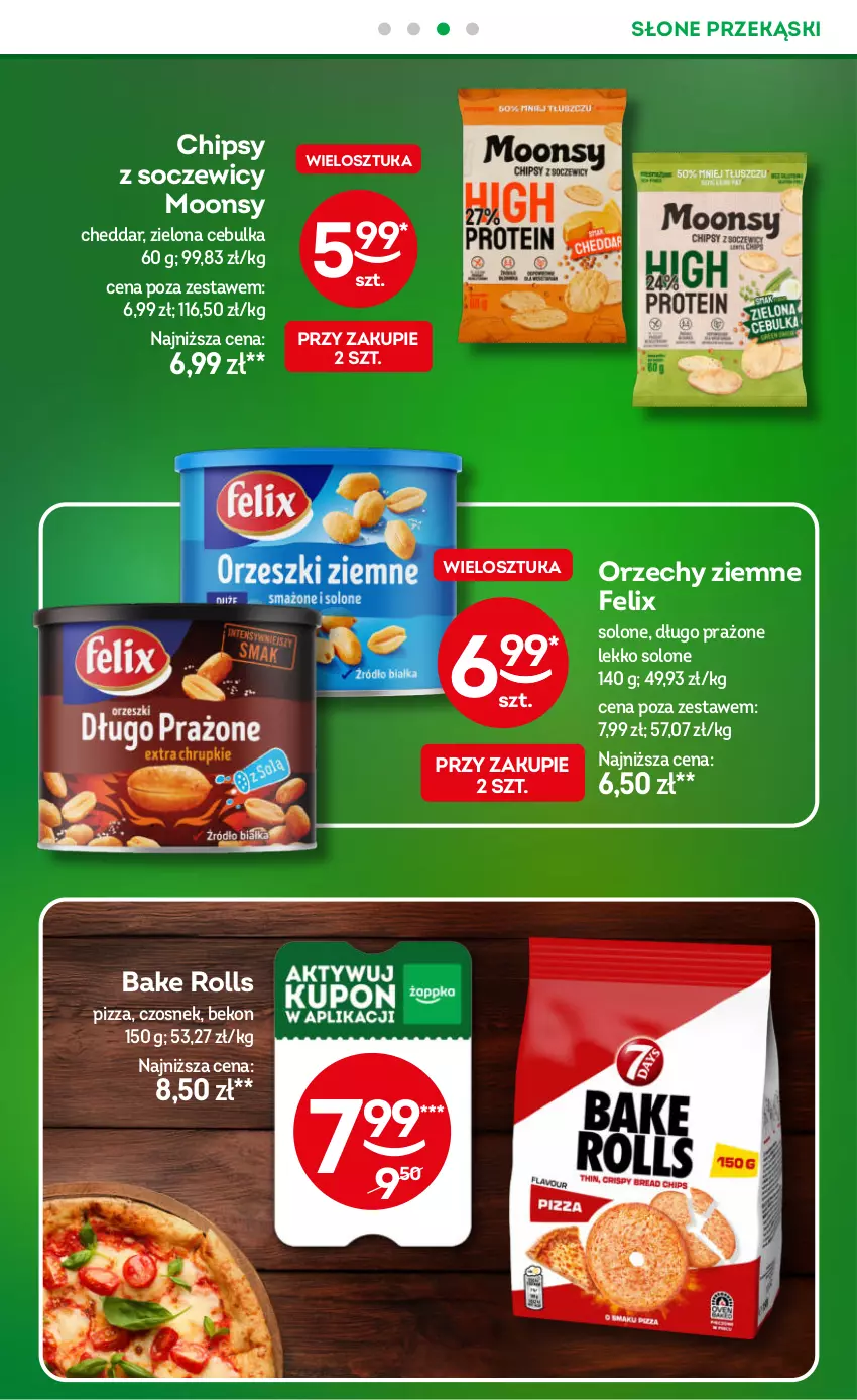 Gazetka promocyjna Żabka - gazetka-promocyjna-41-42-2026 - ważna 07.10 do 20.10.2026 - strona 28 - produkty: Bake Rolls, Beko, Cheddar, Chipsy, Czosnek, Felix, Pizza