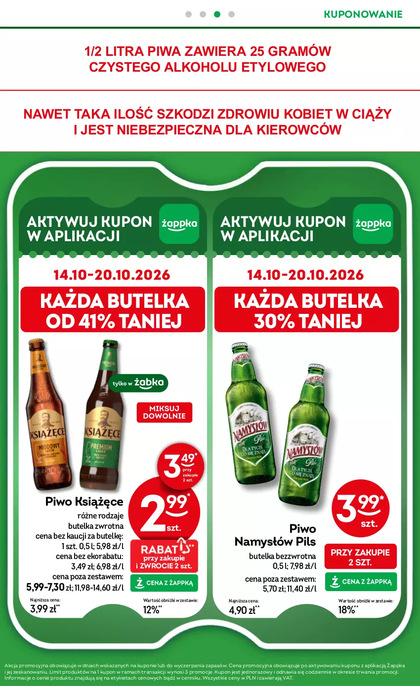 Gazetka promocyjna Żabka - gazetka-promocyjna-41-42-2026 - ważna 07.10 do 20.10.2026 - strona 36 - produkty: Gra, Książęce, Namysłów, Piec, Piwa, Piwo, Rama, Tran