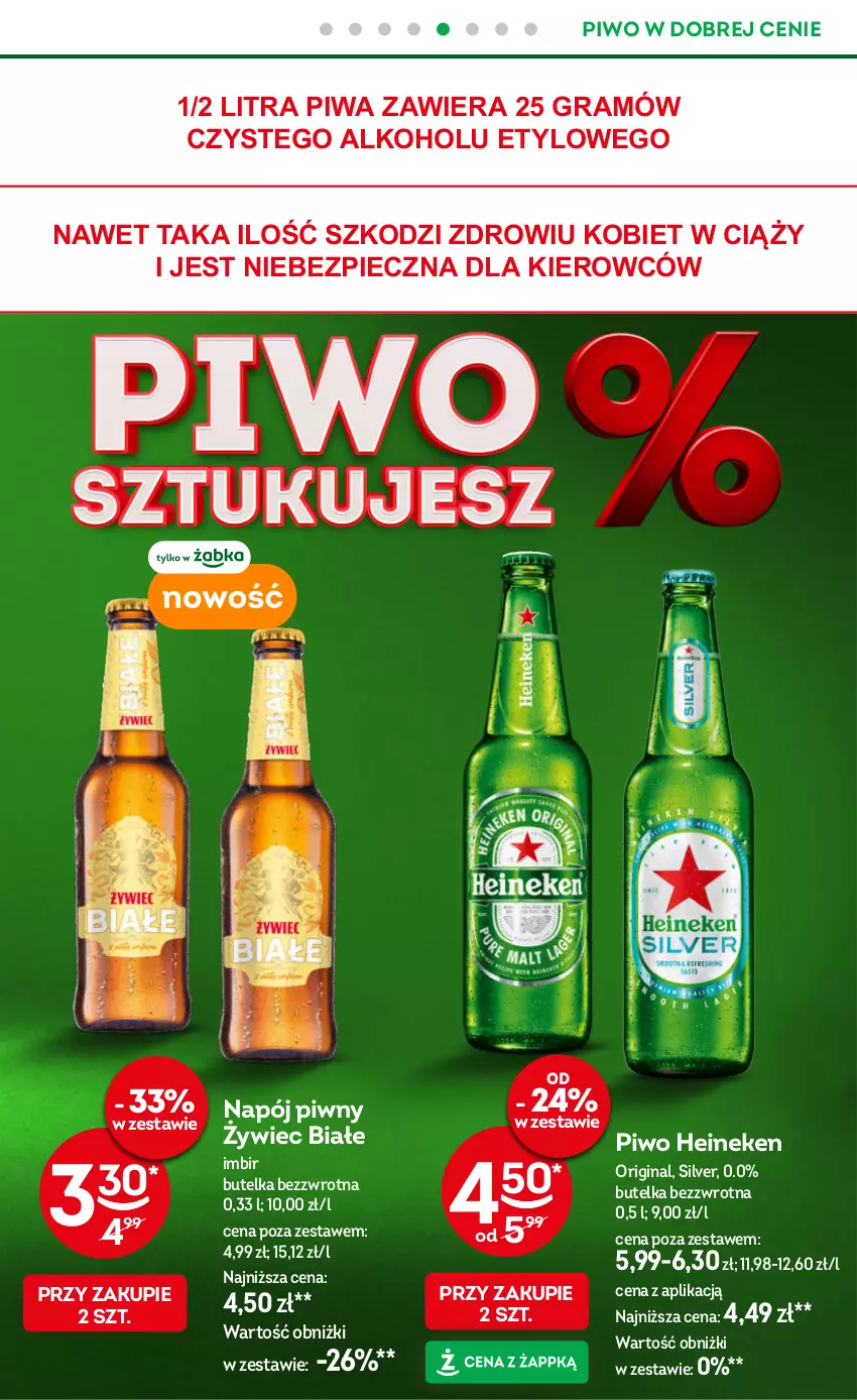 Gazetka promocyjna Żabka - gazetka-promocyjna-41-42-2026 - ważna 07.10 do 20.10.2026 - strona 44 - produkty: Gin, Gra, Heineken, Imbir, Napój, Piec, Piwa, Piwo