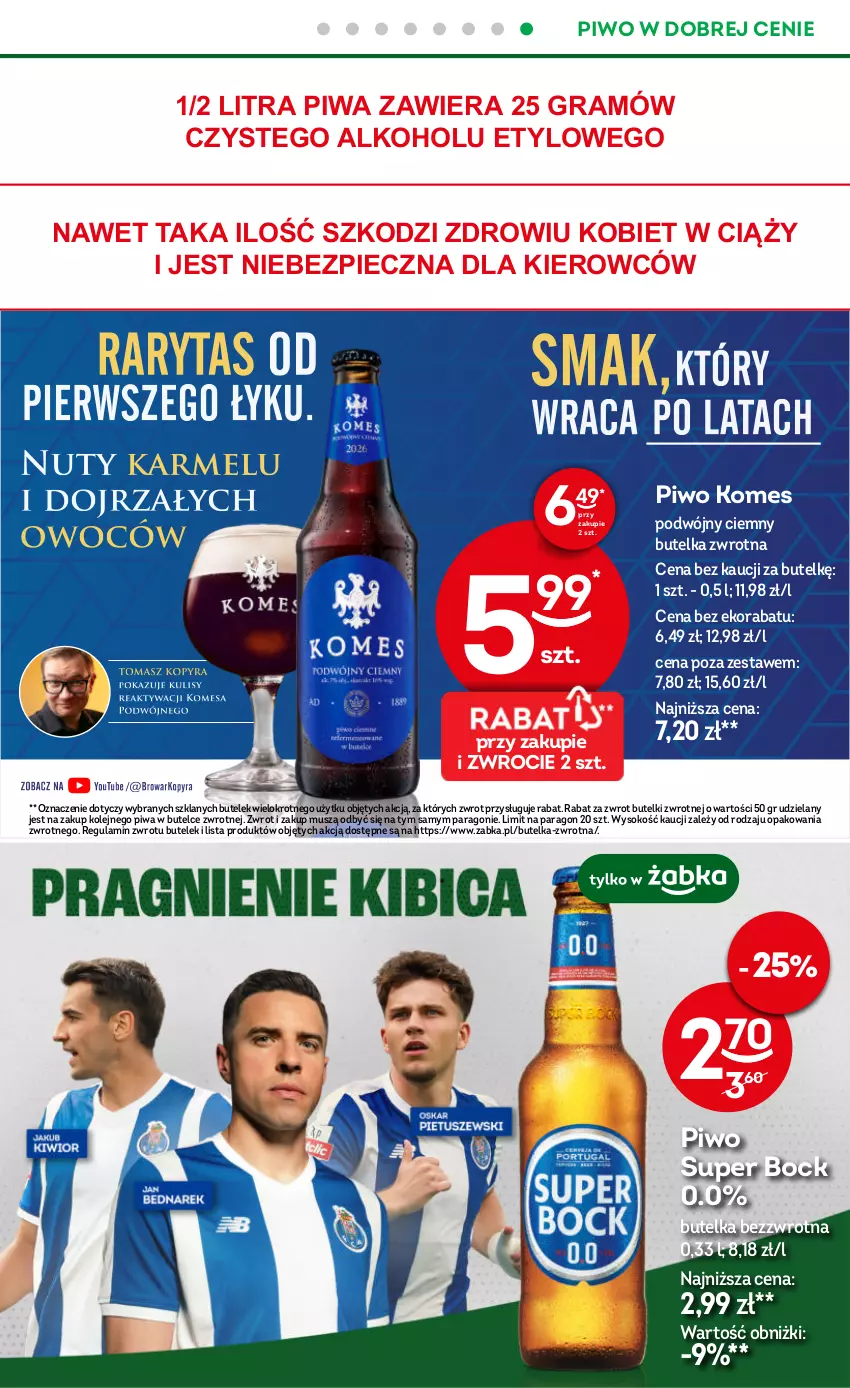 Gazetka promocyjna Żabka - gazetka-promocyjna-41-42-2026 - ważna 07.10 do 20.10.2026 - strona 47 - produkty: Gra, Mus, Olej, Piec, Piwa, Piwo, Sok