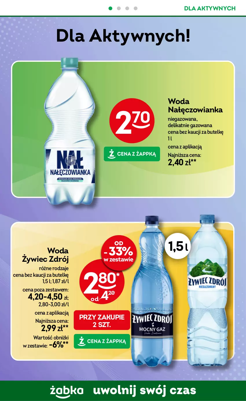 Gazetka promocyjna Żabka - gazetka-promocyjna-41-42-2026 - ważna 07.10 do 20.10.2026 - strona 72 - produkty: Nałęczowianka, Woda