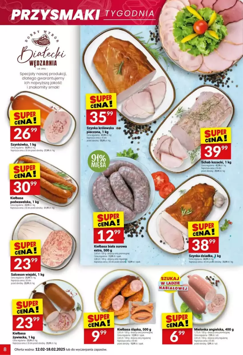 Gazetka promocyjna Twoj Market - ważna 12.02 do 18.02.2025 - strona 36 - produkty: Fa, Kiełbasa, Kiełbasa śląska, Salceson