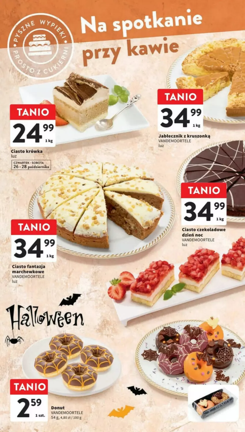 Gazetka promocyjna Intermarche - ważna 26.10 do 31.10.2023 - strona 17 - produkty: Ciasto czekoladowe, Donut, Fa, Fanta