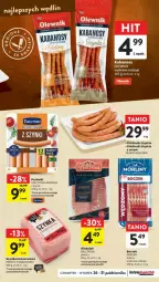Gazetka promocyjna Intermarche - Gazetka - ważna od 31.10 do 31.10.2023 - strona 14 - produkty: Ser, Kiełbaski śląskie, Kindziuk, Parówki, Szynka konserwowa, Szynka, Tarczyński, Morliny, Boczek, Kabanos, Olewnik