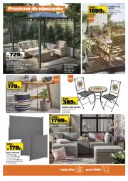 Gazetka promocyjna Obi - Gazetka OBI - Gazetka - ważna od 12.04 do 12.04.2021 - strona 2 - produkty: Sok, Telefon, Stół, Sofa, Poduszka, Fa