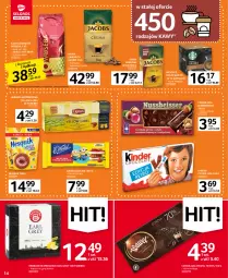 Gazetka promocyjna Selgros - Oferta spożywcza - Gazetka - ważna od 01.02 do 01.02.2023 - strona 14 - produkty: Earl Grey, Nescafé, Ser, Kawa ziarnista, Nesquik, Kawa mielona, Kawa, Wawel, Czekolada, Dolce Gusto, Jacobs, Woseba, Herbata, Kinder