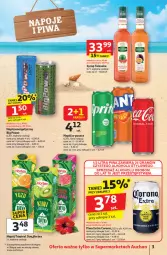 Gazetka promocyjna Auchan - LATO PEŁNE PRZYJEMNOŚCI Supermarket - Gazetka - ważna od 16.07 do 16.07.2025 - strona 3 - produkty: Piwo, Noż, Napój energetyczny, Tropical, Syrop, Napój, Hortex