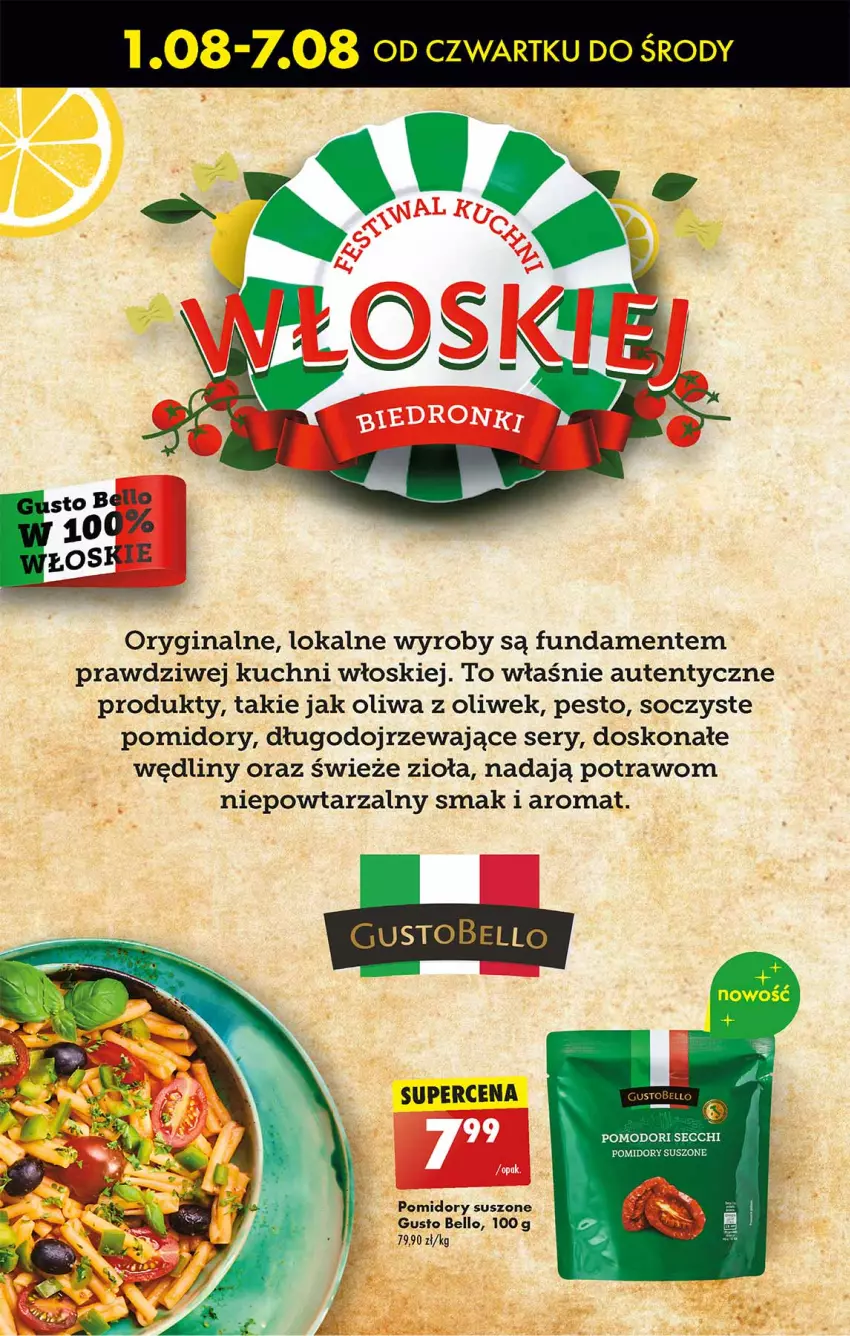 Gazetka promocyjna Biedronka - Kuchnia włoska - ważna 01.08 do 07.08.2024 - strona 2