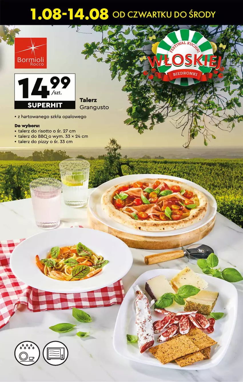 Gazetka promocyjna Biedronka - Kuchnia włoska - ważna 01.08 do 07.08.2024 - strona 25 - produkty: Gra, Talerz